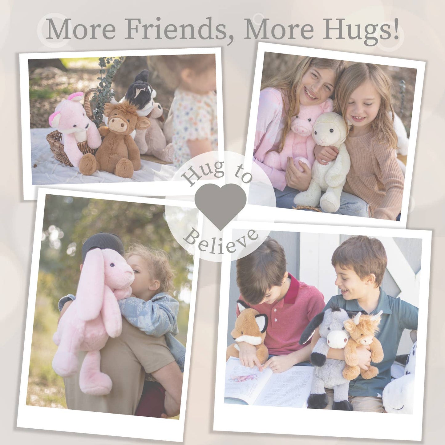 BriBri Pink Bunny - World's Softest Plush 16in