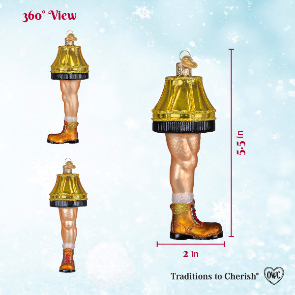 Man Leg Lamp Ornament