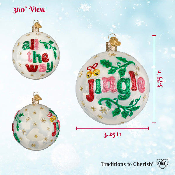 Jingle Round Ornament