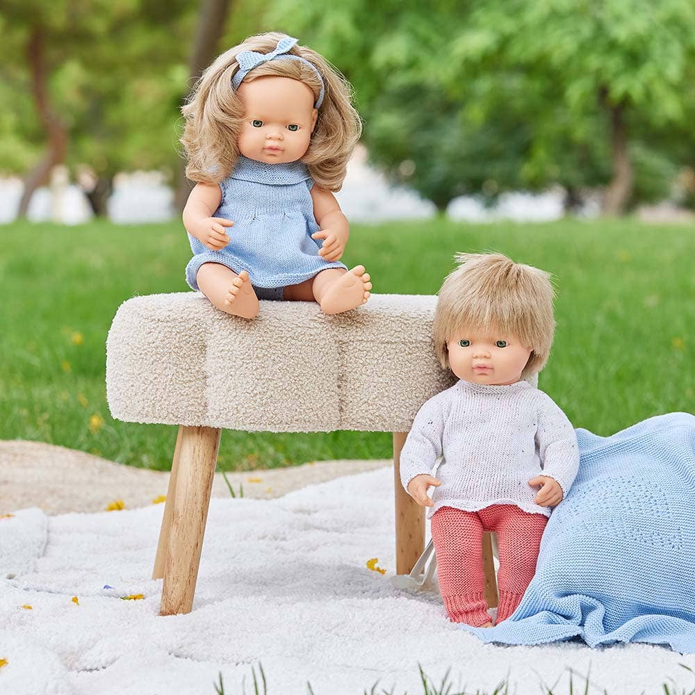 Baby Doll Caucasian Dirty Blond Boy 15" inch