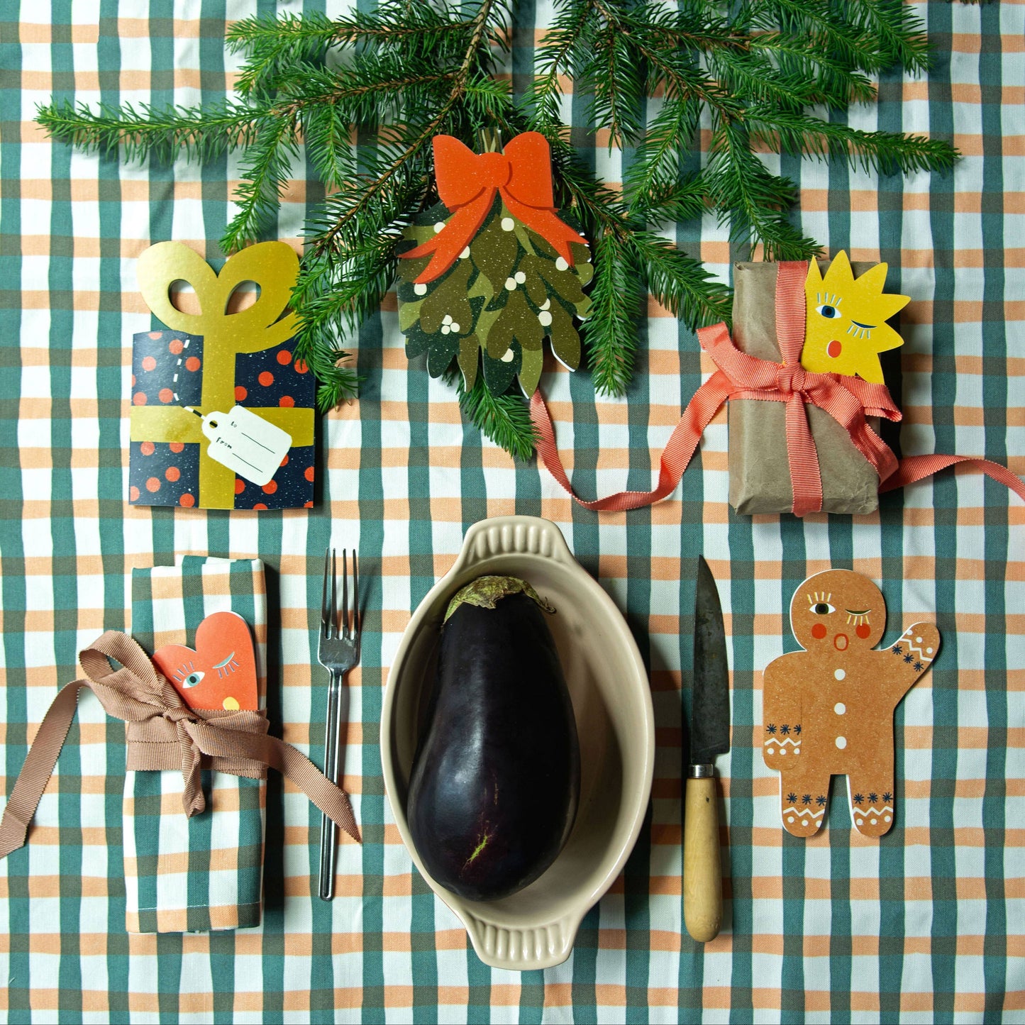 Christmas Gift Mini Cards - box of 6
