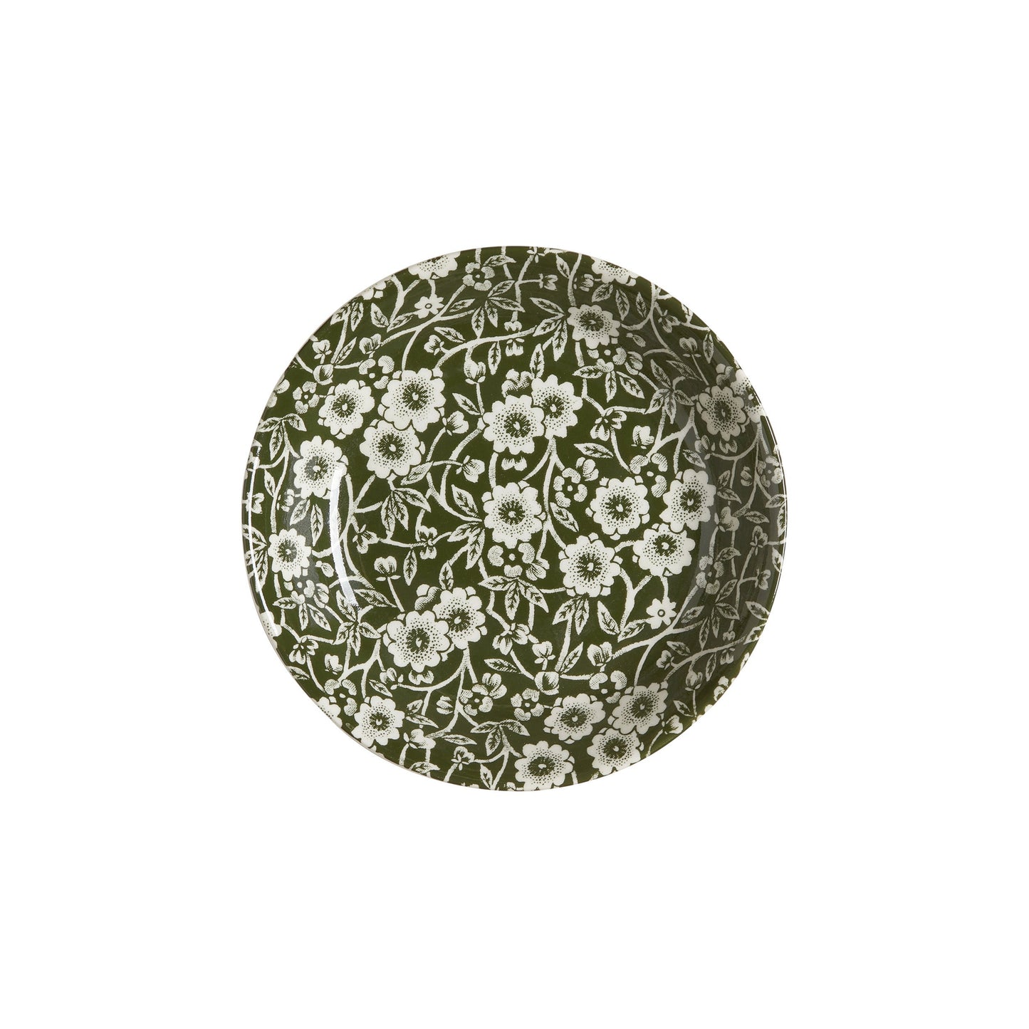 Burleigh Dark Green Butter Pat 12cm