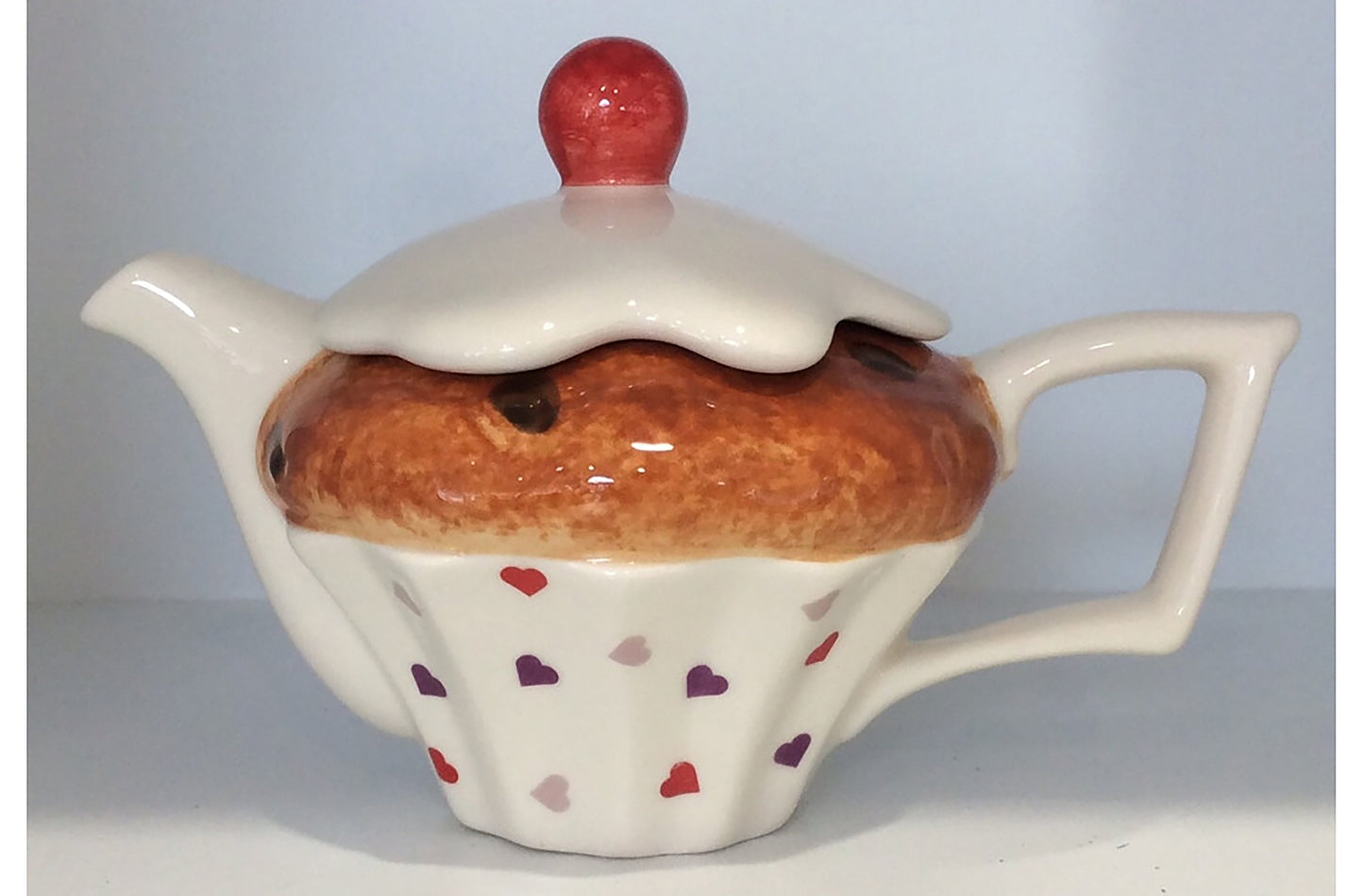 Ceramic Inspirations Cake Heart Teapot