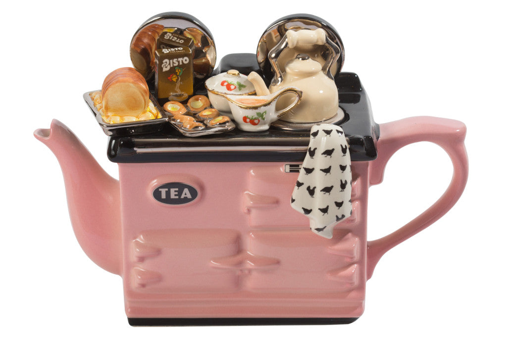 Ceramic Inspirations Sunday Lunch Aga Pink Large Teapot