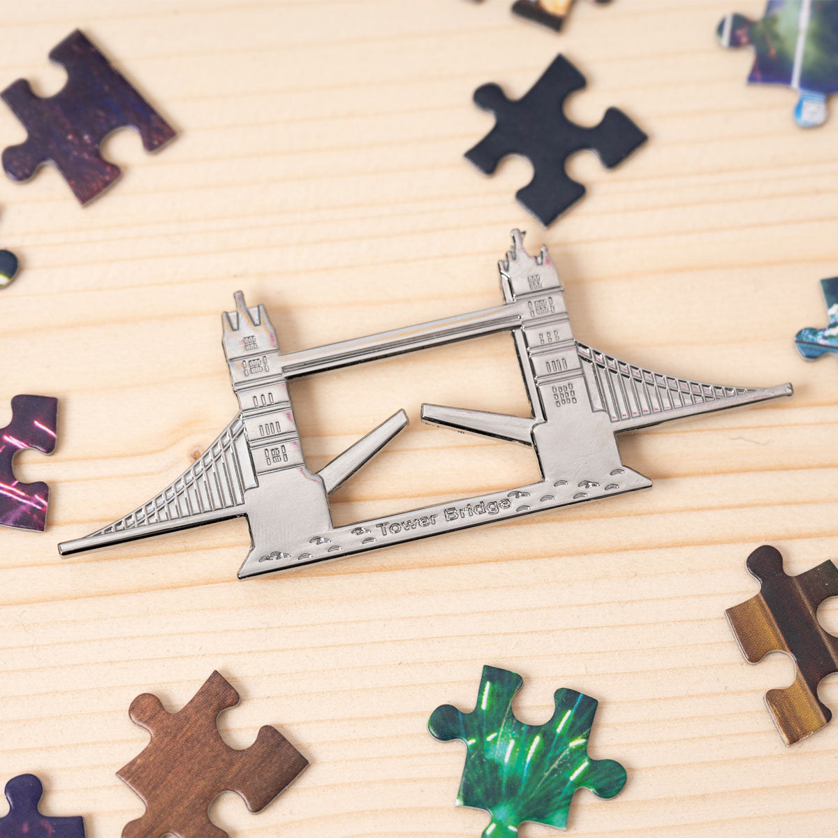Tower Bridge Chrome Fridge Magnet