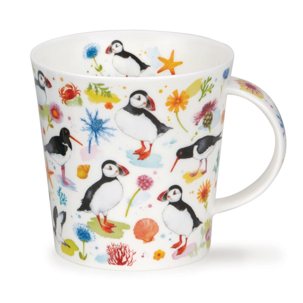 Dunoon Cairngorm Puffins & Oystercatchers Mug