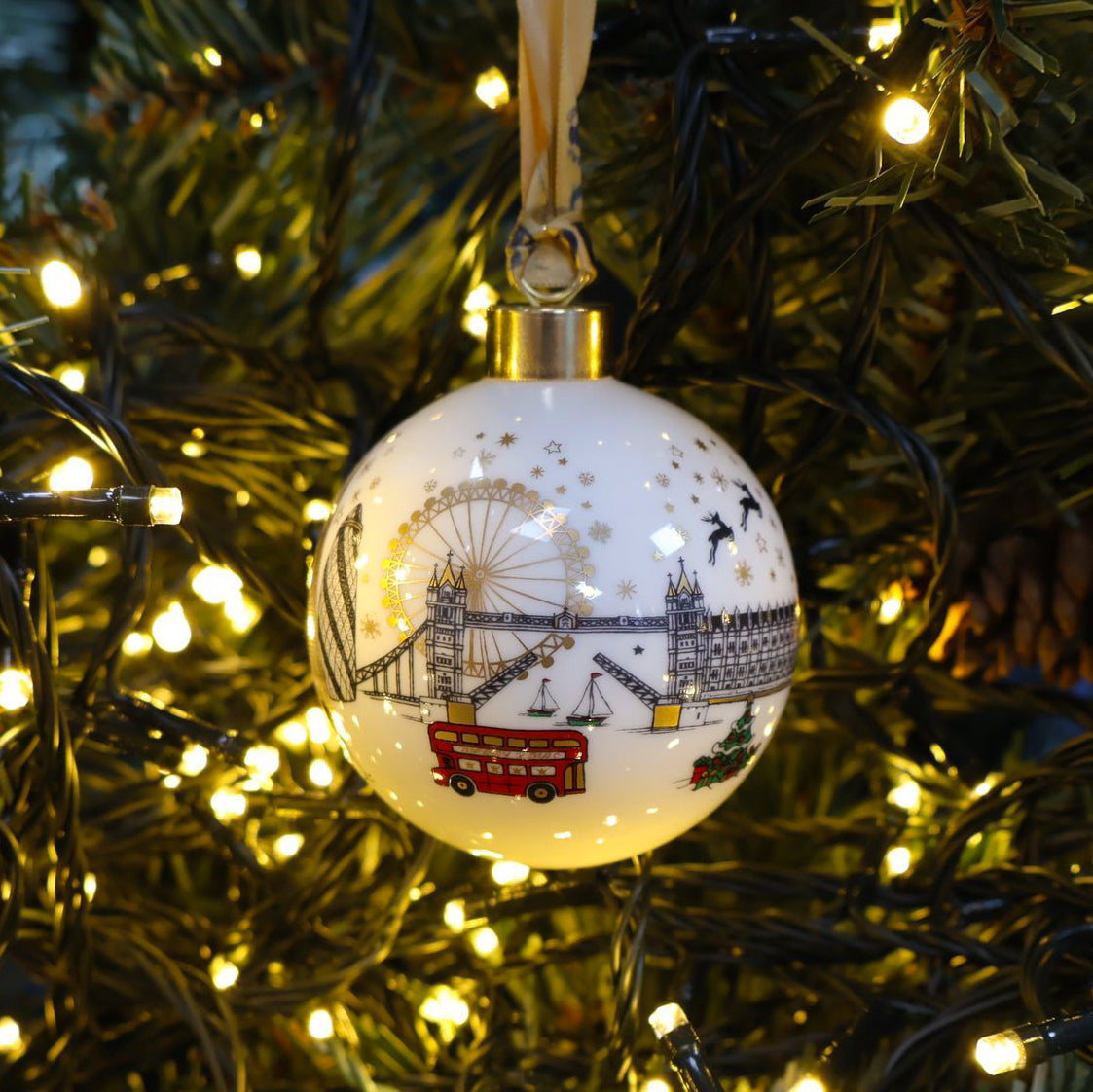 Goviers London Skyline Christmas Bauble