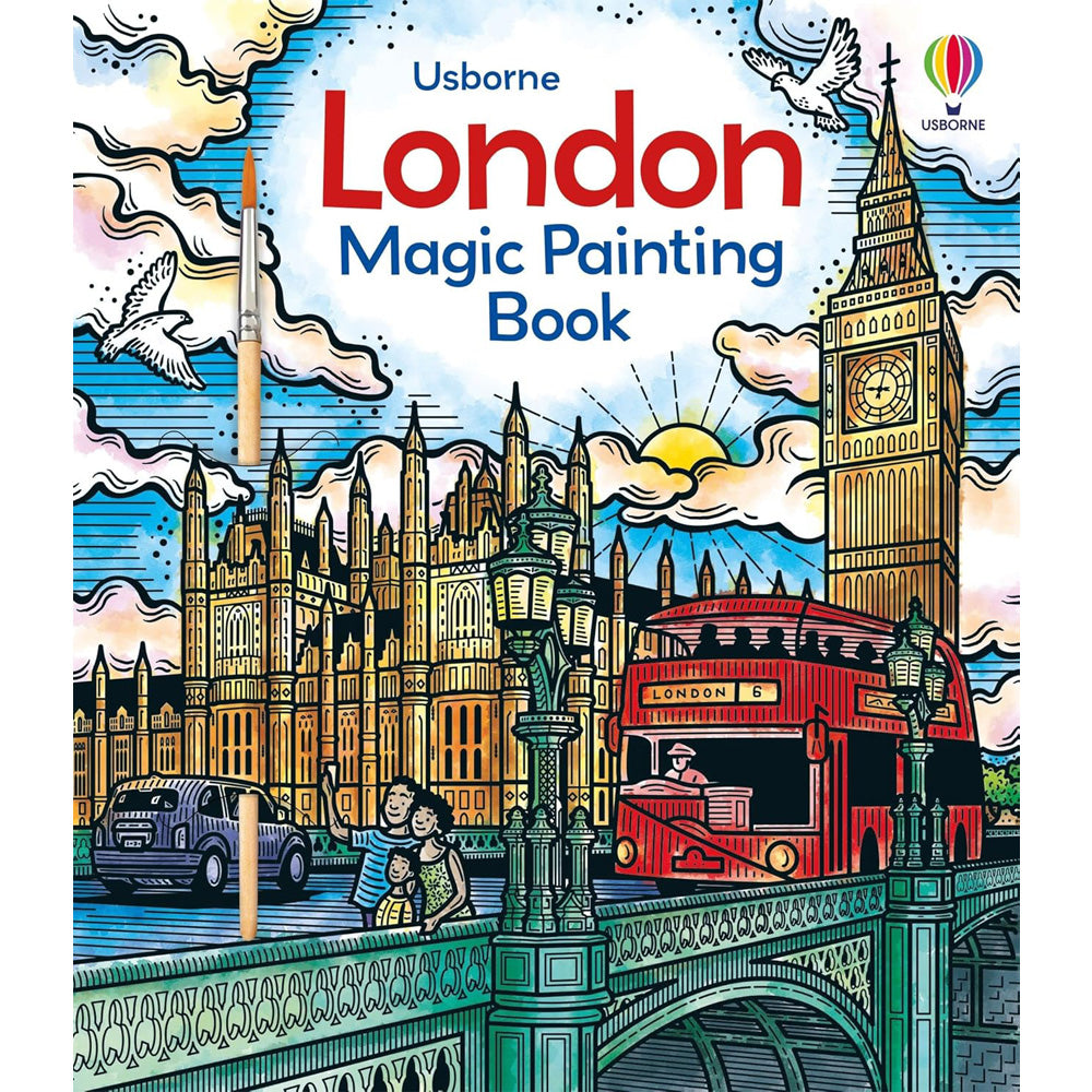Usborne London Magic Painting Book - Includes Brush