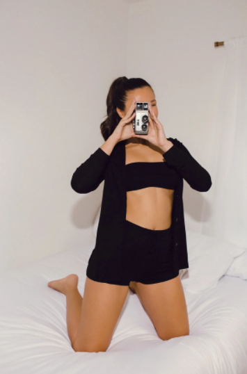 Bella Long Sleeve Top & Boxer Pajamas