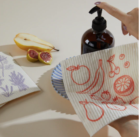 Swedish Dish Cloth Set - Garden