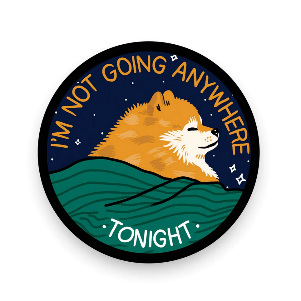 Anywhere Tonight Vinyl Sticker
