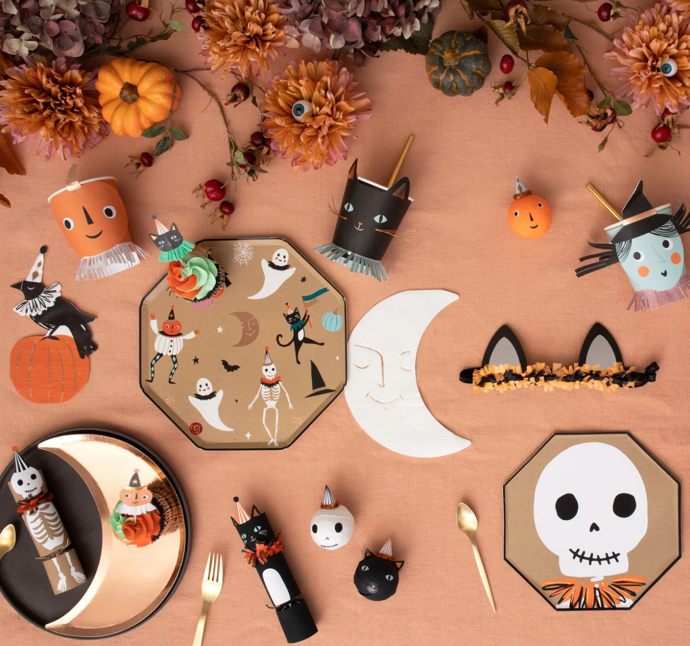 Meri Meri Vintage Halloween Dinner Plates (set of 8)