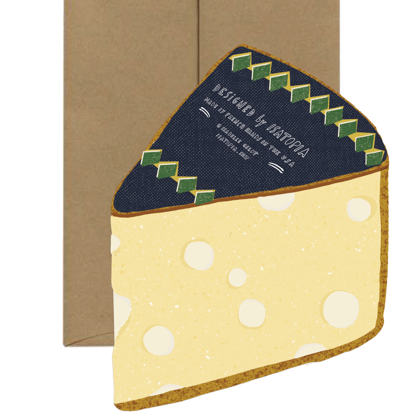 Cheese Card - French Collection Die Cut
