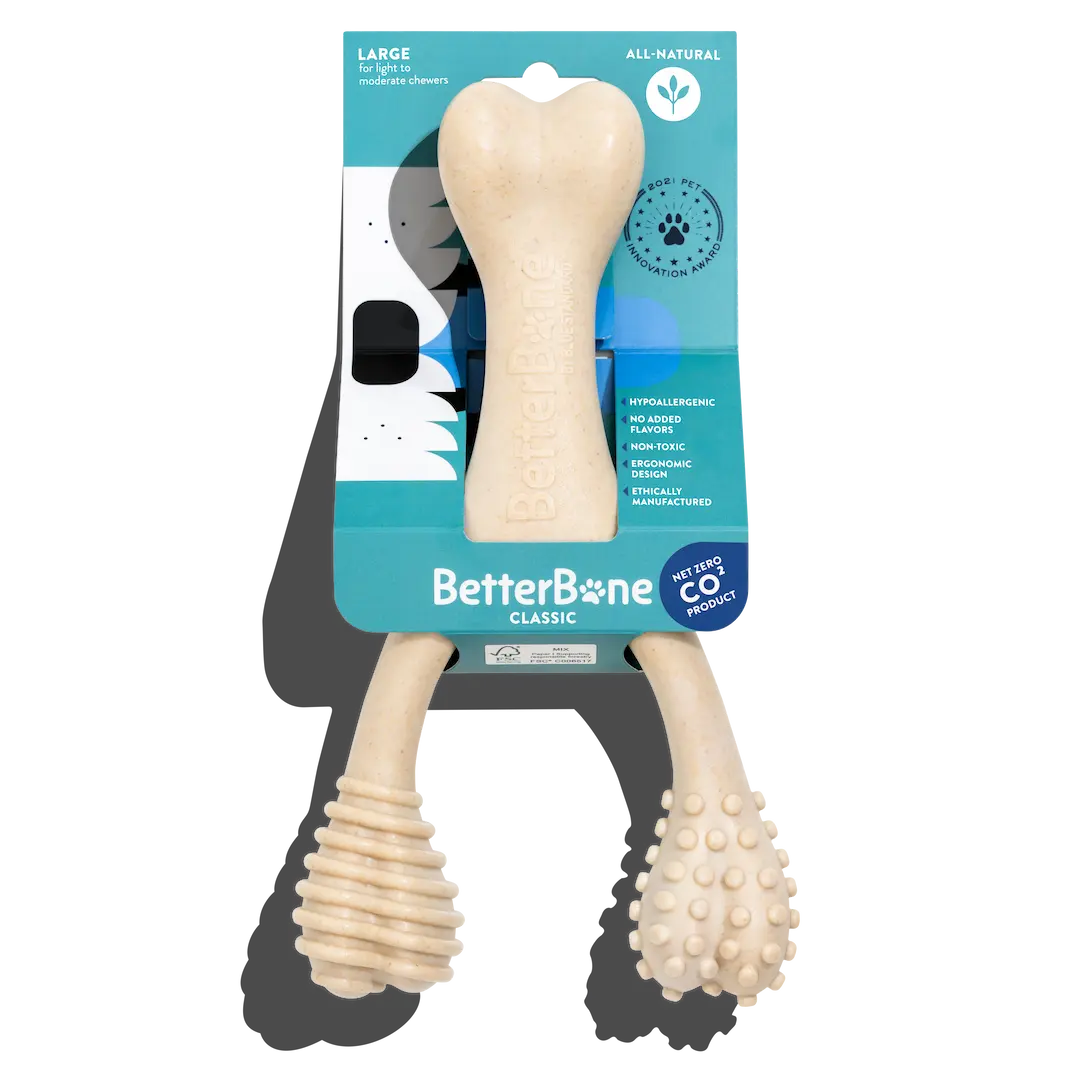 BetterBone - BetterBone CLASSIC All Natural, Eco, Safe on teeth Chew Toy