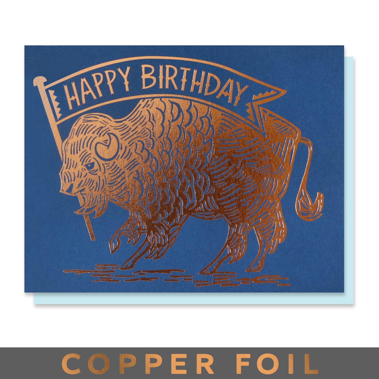 Buffalo Birthday Card