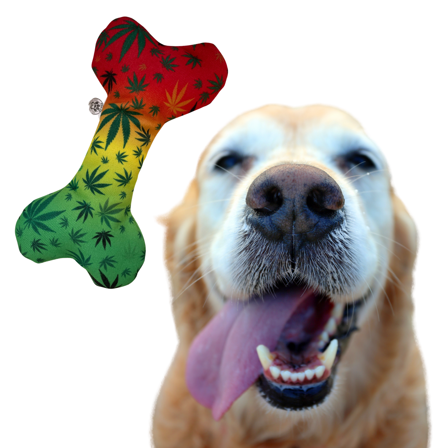 PAW:20 - Stoned to da Bone 420 Dog Toy πΆ Marijuana, Weed Themed