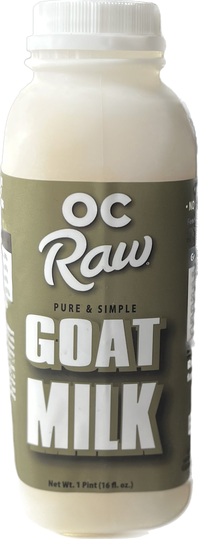 OC Raw Pure and Simple Frozen Goat Milk