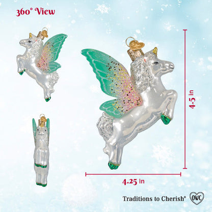 Radiant Pegasus Ornament