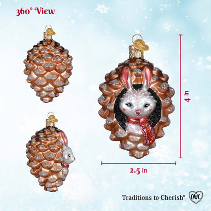 Piney Rabbit Ornament