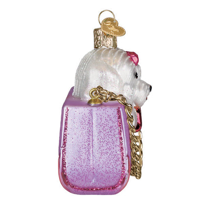 Posh Pup In Purse Ornament