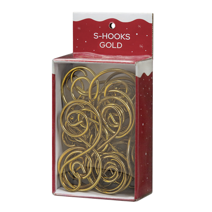 24 - Gold S Hooks