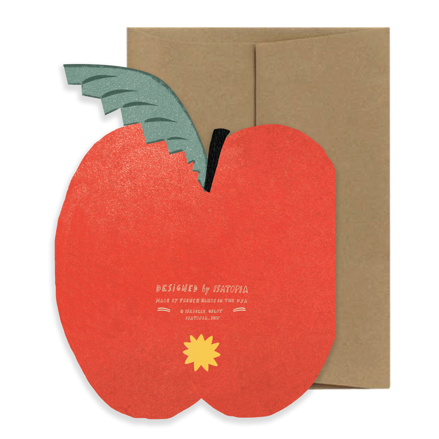Big Apple Card - Die Cut Card