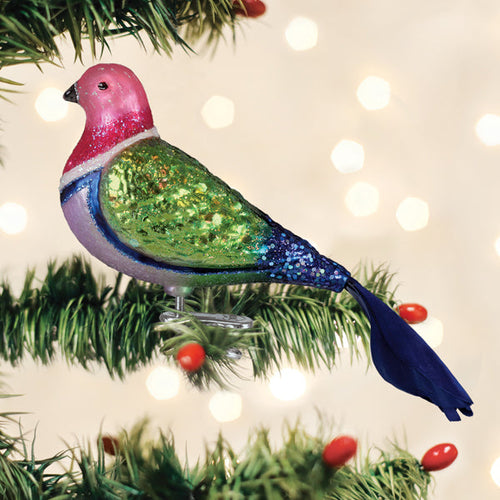 Pink Fruit Dove Ornament