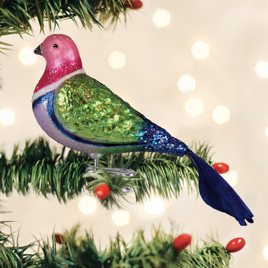 Pink Fruit Dove Ornament