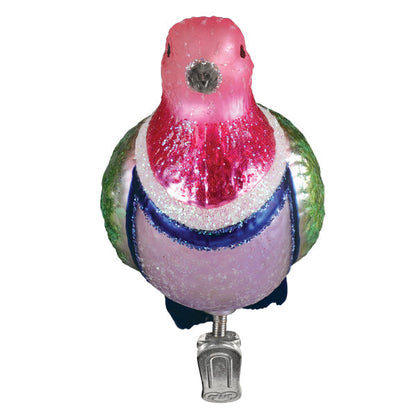 Pink Fruit Dove Ornament