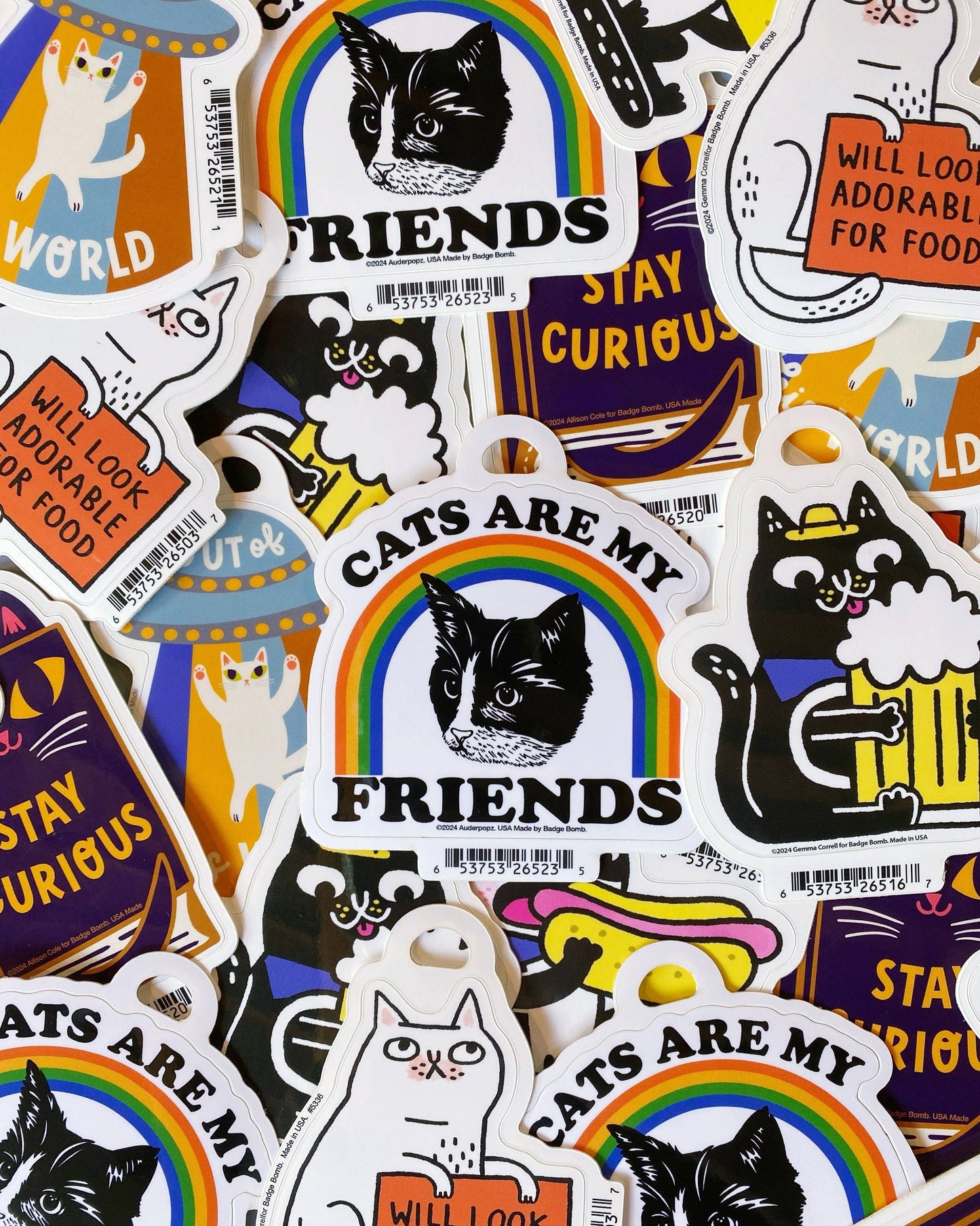 Beer Mug Cat Sticker