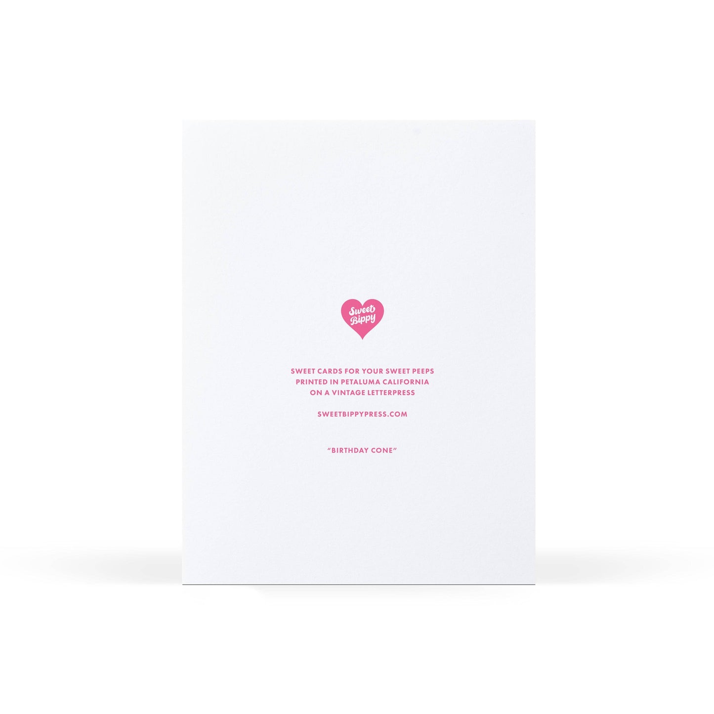 Birthday Cone Greeting Card