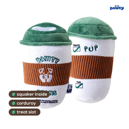 PAWTY Dog Toys - Coffee Cup