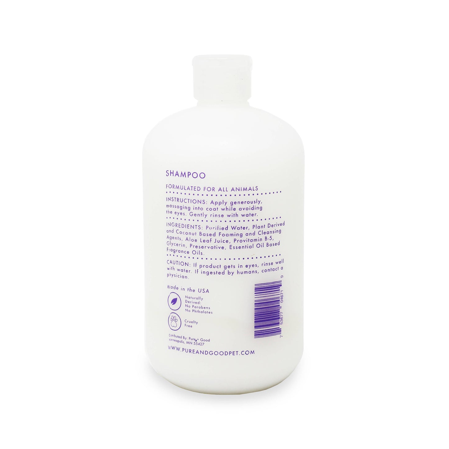 Pure + Good - Dog & Cat Shampoo: Lavender + Chamomile