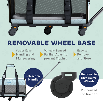 Katziela - Katziela® Quilted Chariot PRO Pet Carrier