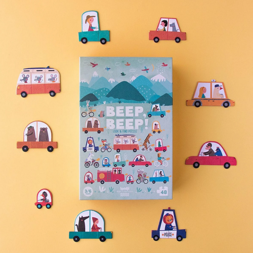 Beep! Beep! Puzzle -48 pcs