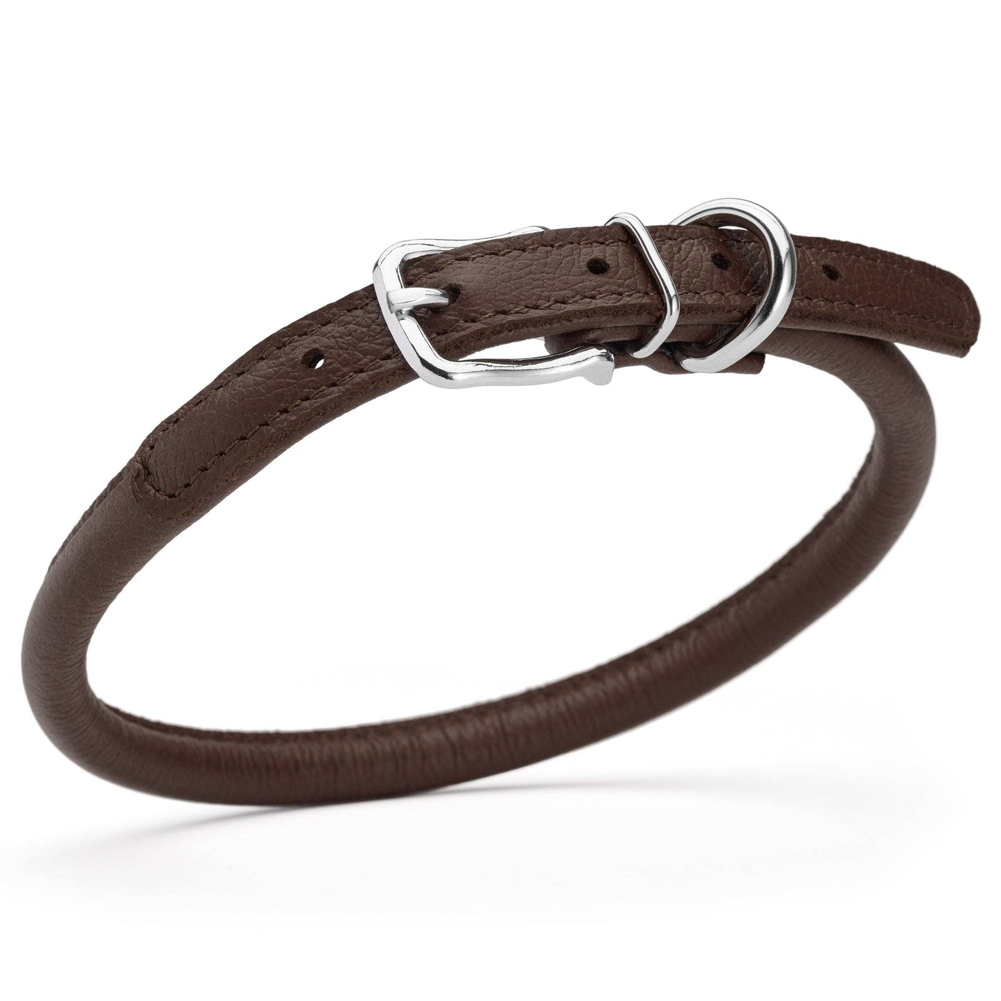 Dogline - Soft Leather Round Collar