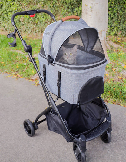 Petique, Inc - 3-in-1 Tri-Fold Pet Stroller