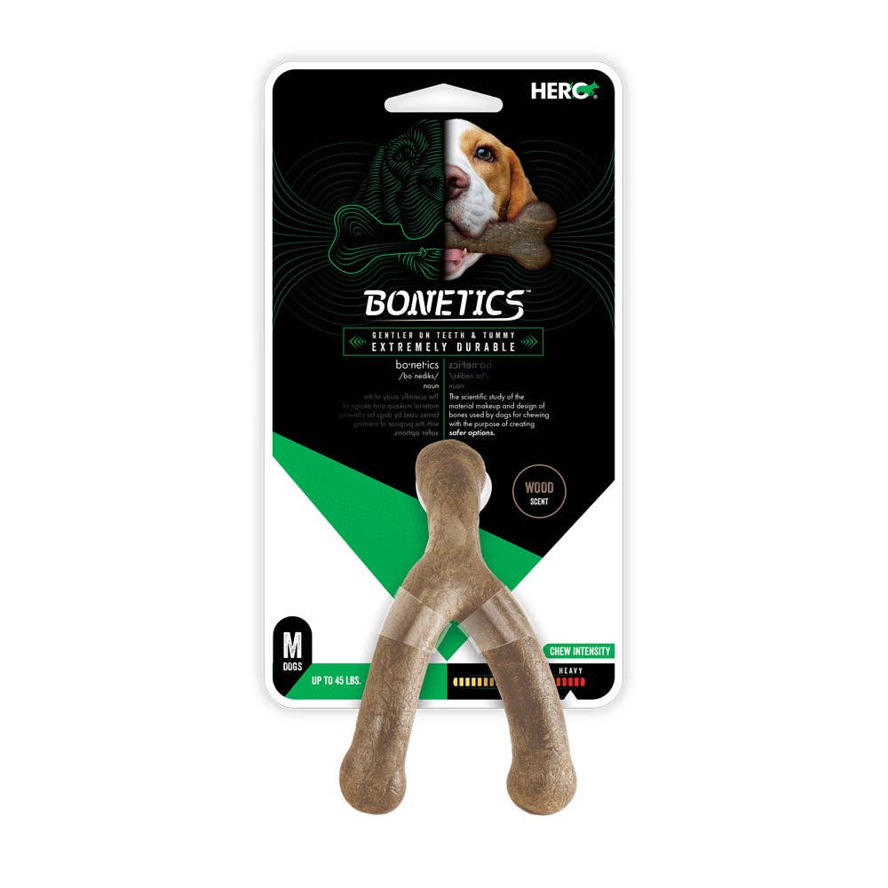 Caitec Inc - Hero Bonetics™ Wishbone Dog Chew Toy