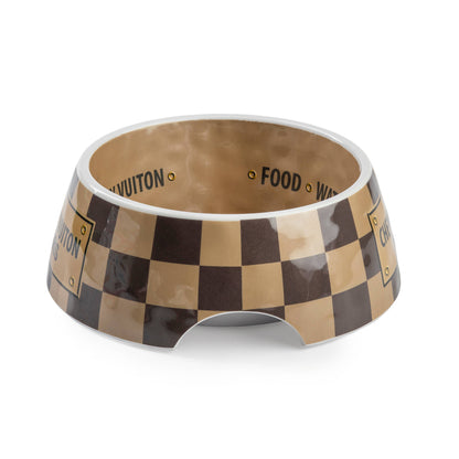 Haute Diggity Dog - Checker Chewy Vuiton Bowl - 3 Sizes!! Dog Bowls