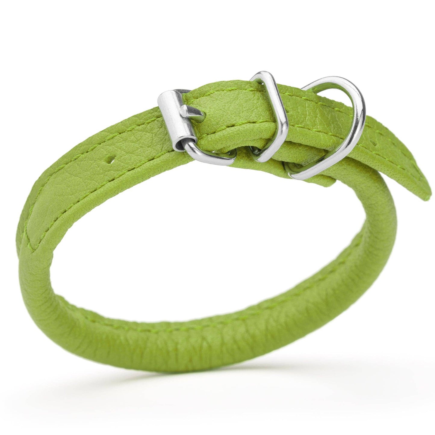 Dogline - Soft Leather Round Collar