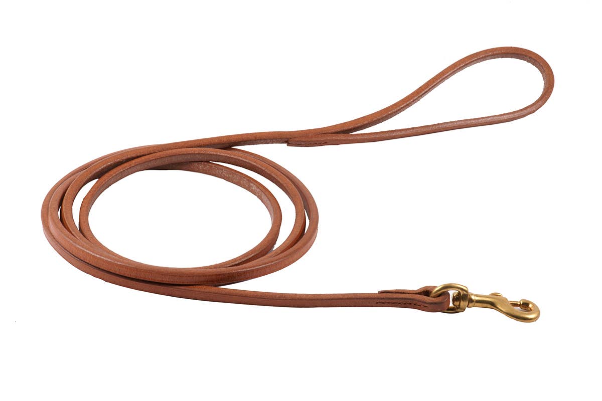 Alvalley - Flat Leather Snap Leads