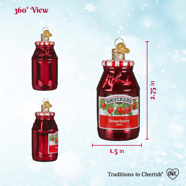Smucker's® Strawberry Jam Ornament