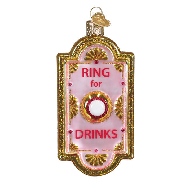 Ring For Drinks Doorbell Ornament