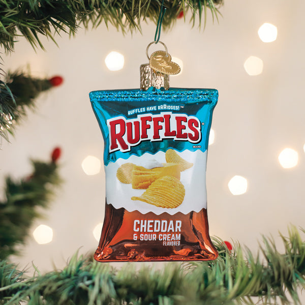 Ruffles Cheddar Sour Cream Chi Ornament