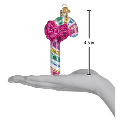 Pastel Candy Cane Ornament