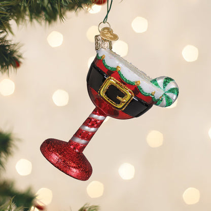 Santa Cocktail Ornament