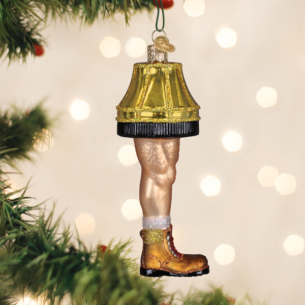 Man Leg Lamp Ornament