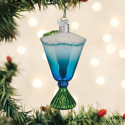 Blue Glacier Cocktail Ornament
