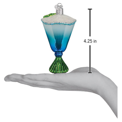 Blue Glacier Cocktail Ornament