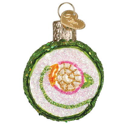 Shimmering Sushi Roll Ornament